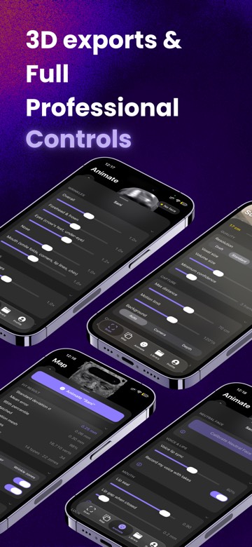 Sanimate: 3D exports and full professional controls